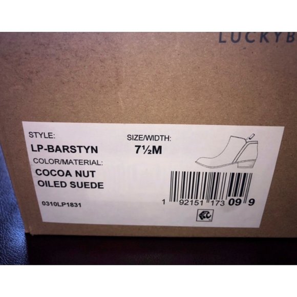 Lucky Brand Feyan Ankle Bootie 7.5 - Picture 4 of 4